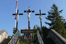 Sankt Crescentius on Tour in Ostheim und auf dem Kreuzberg (Foto: Karl-Franz Thiede)